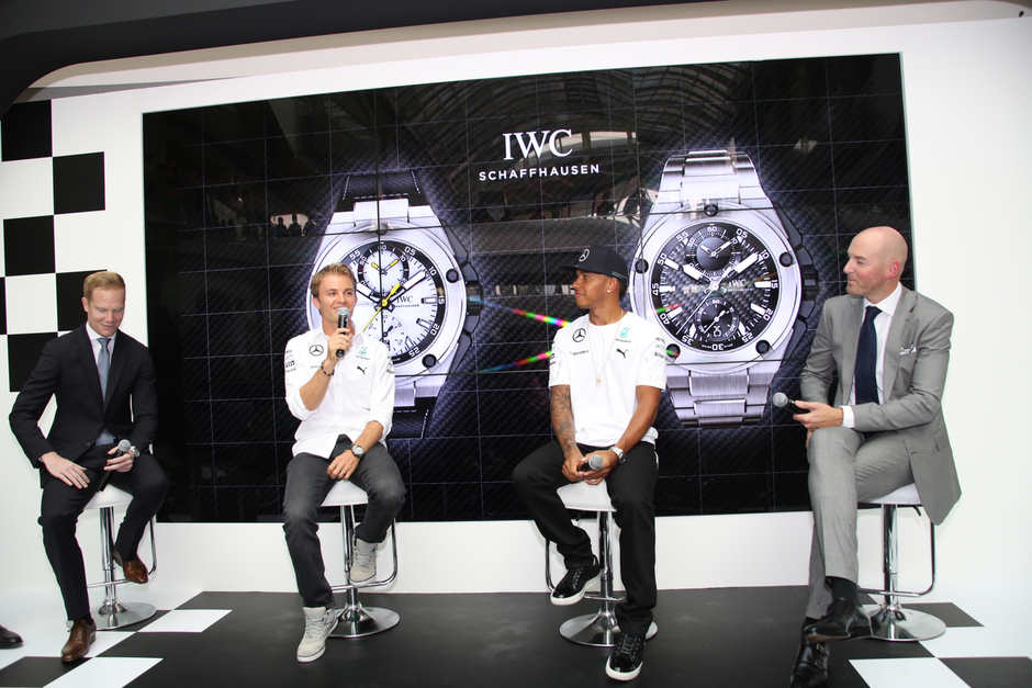 IWC Ingenieur Chronograph Lewis Hamilton and Nico Rosberg